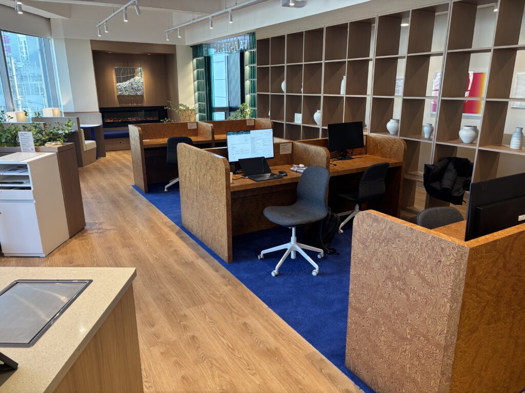 패스트파이브 동대문 1호점의 포커스존과 모니터존