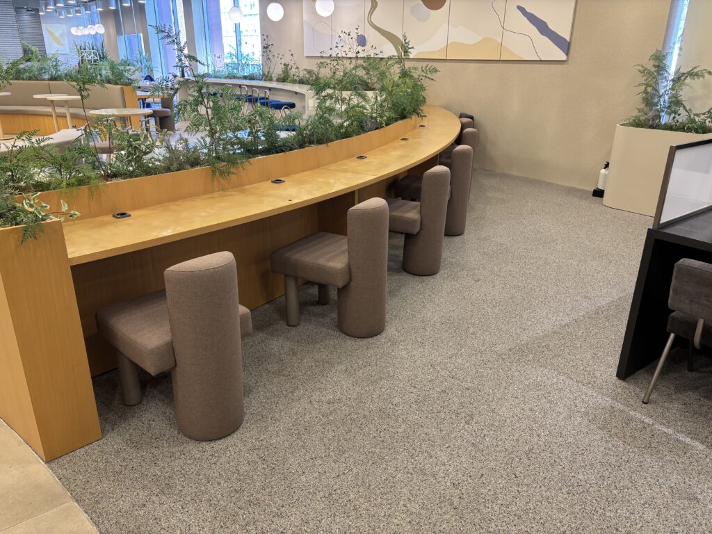 파이브스팟 한남1호점의 노트북 좌석