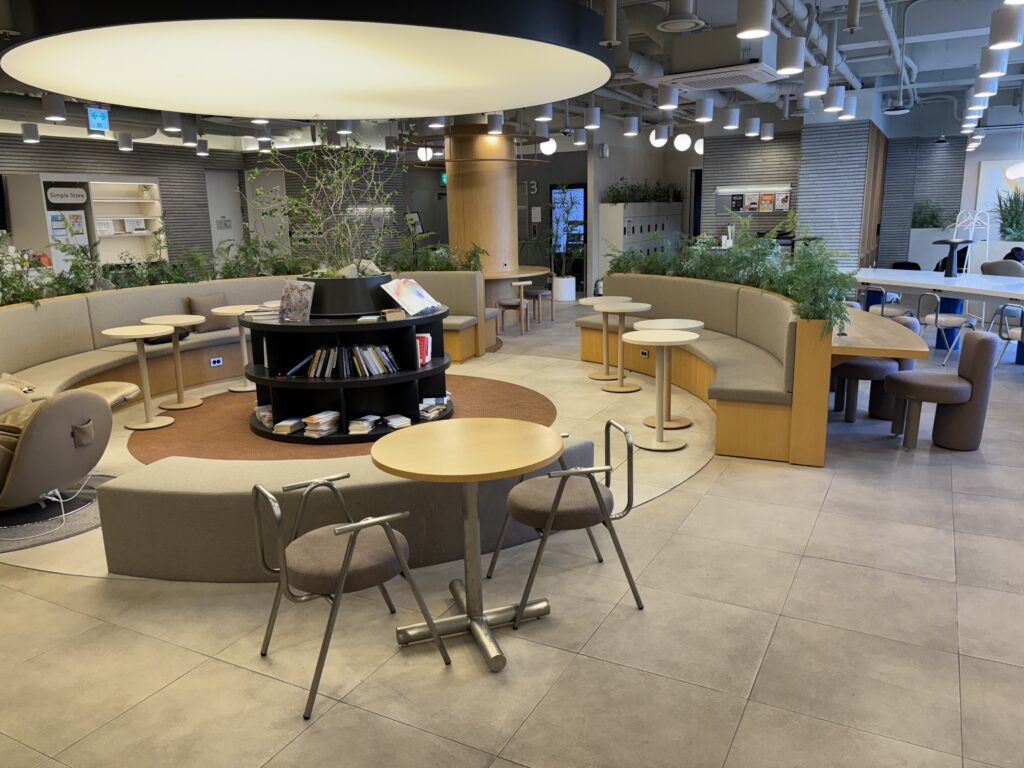 파이브스팟 한남1호점의 전경