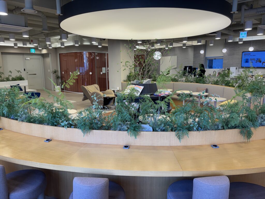 파이브스팟 한남1호점의 전경