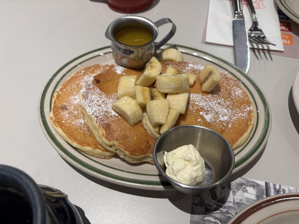 오리지널팬케이크하우스의 바나나 팬케이크