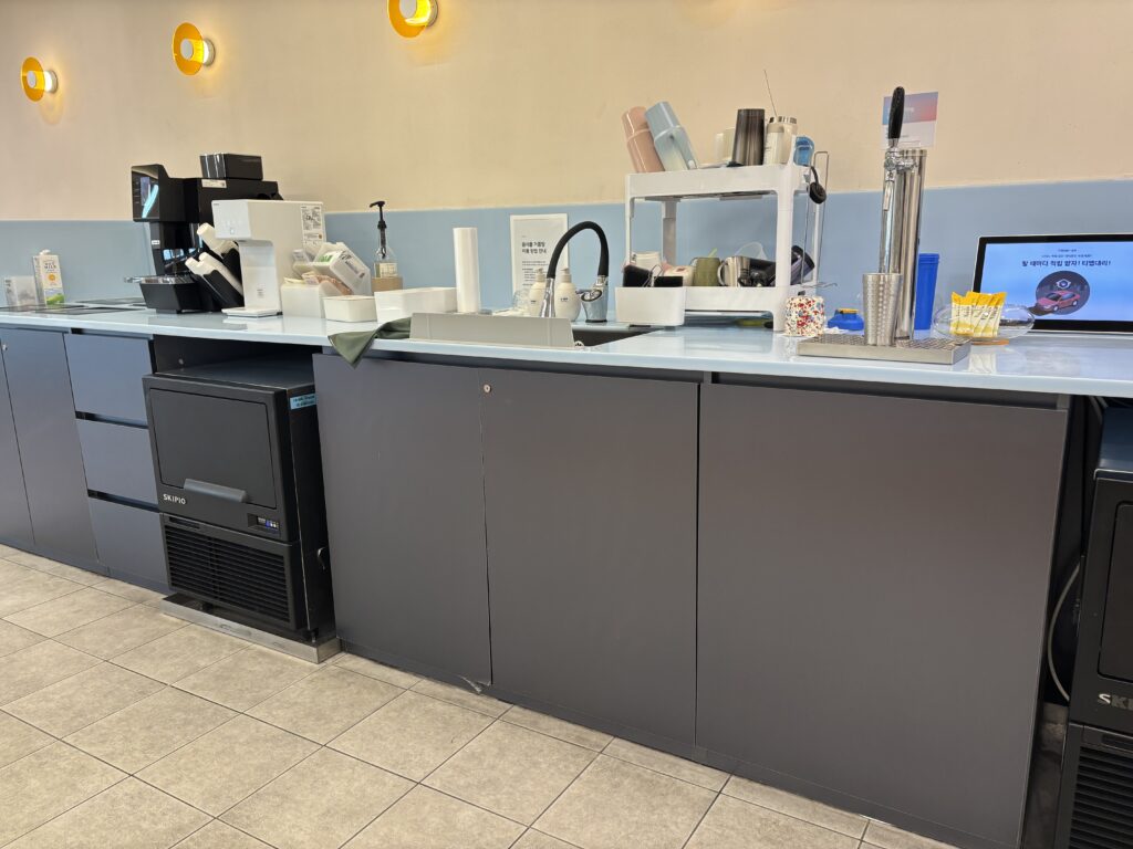 파이브스팟 영등포1호점의 탕비실