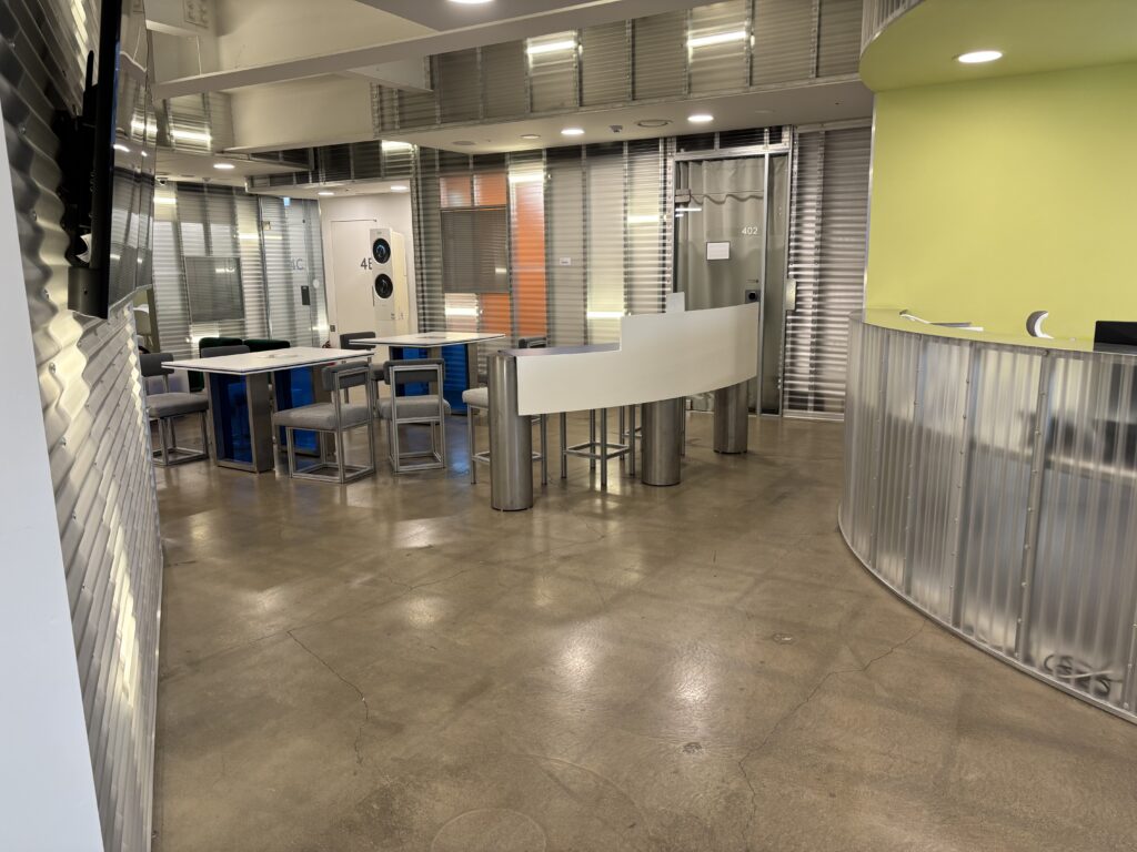 파이브스팟 성수2호점의 4층 전경