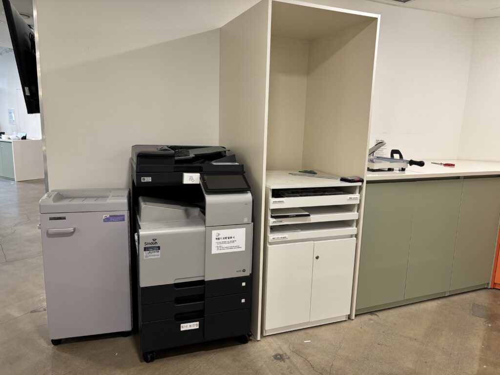 파이브스팟 성수2호점의 4층 복합기