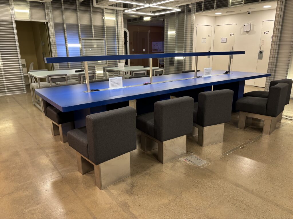 파이브스팟 성수2호점의 6층 라운지