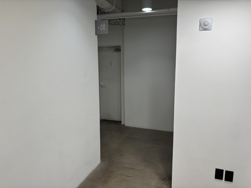 파이브스팟 성수2호점의 6층 화장실