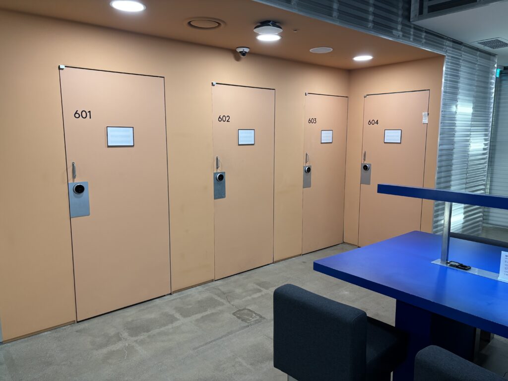 파이브스팟 성수2호점의 6층 1인실