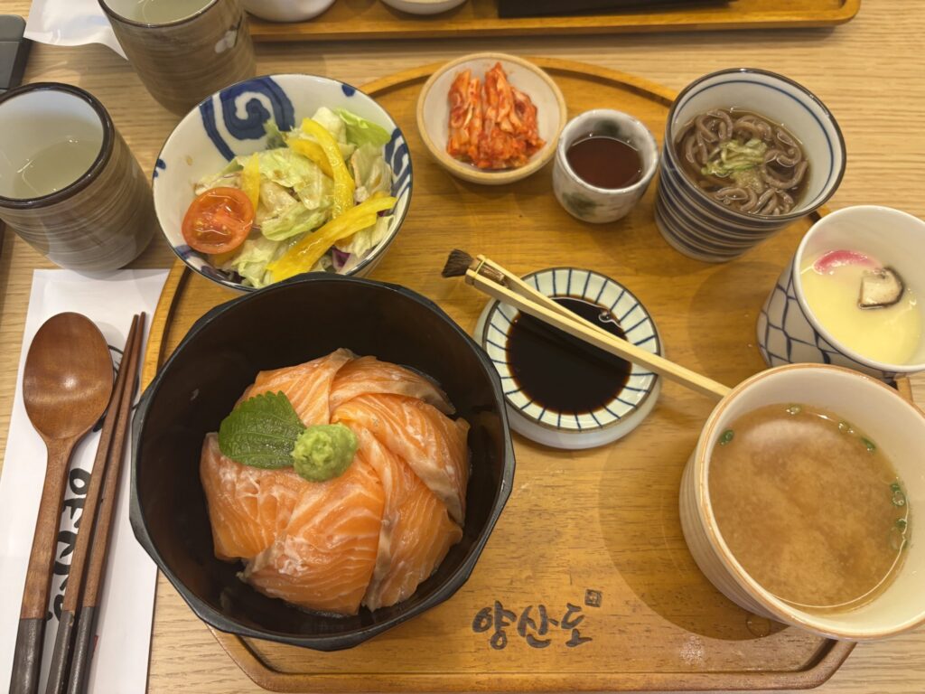 양산도의 사케동