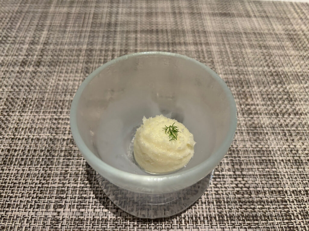 새라새의 유자 레몬 딜 소르베