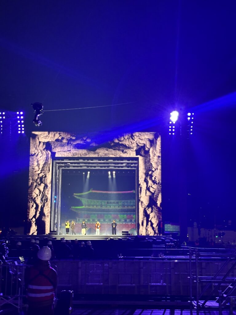 광화문 BTS 공연 무대