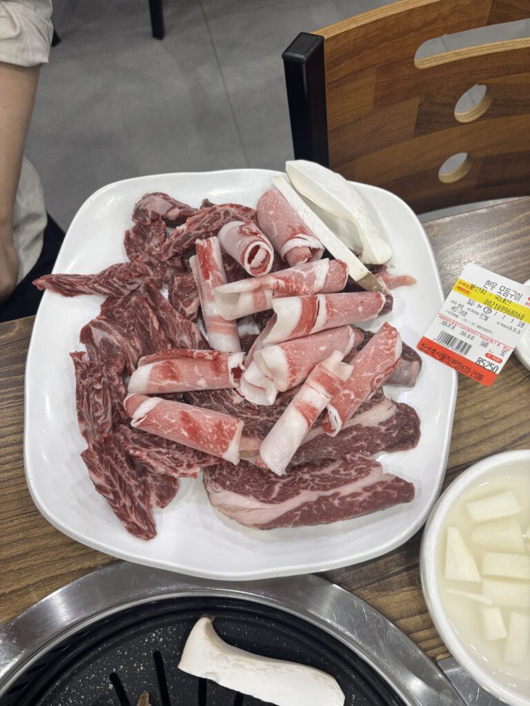창성축산물직판장 한우 모듬구이